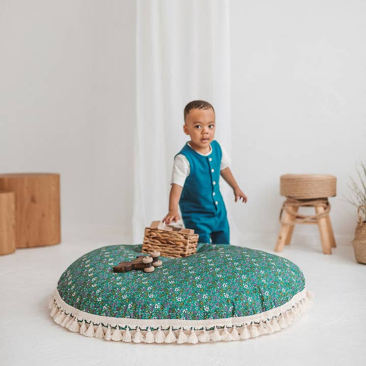MINICAMP - Wholesale Floor Pillow - MINICAMP Large Floor Pillow for Kids, Reading Nook in Green3