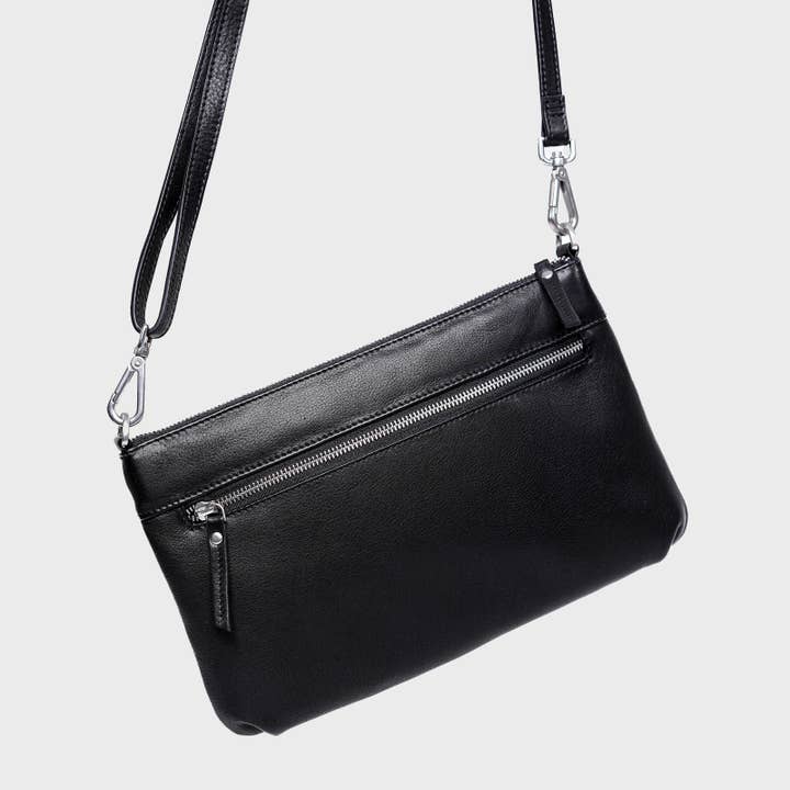 Sijo Bandolera / Negro para venta al por mayor de DOVER LEATHER USA LLC