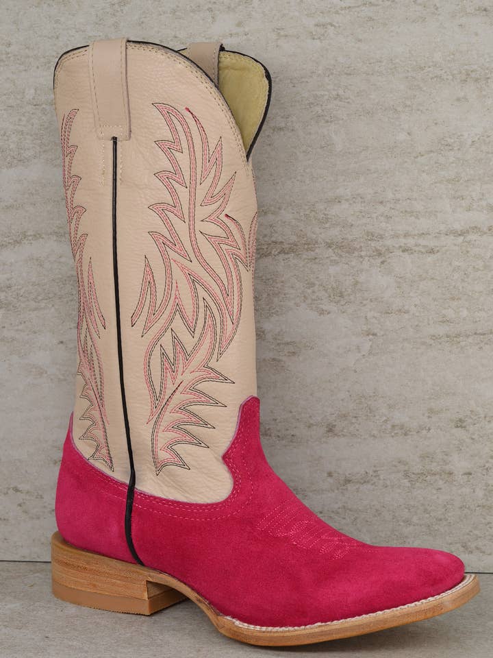 Rosa SHANE Rosa Mocka Koskinn Dam Cowboy Boots för wholesale på Faire