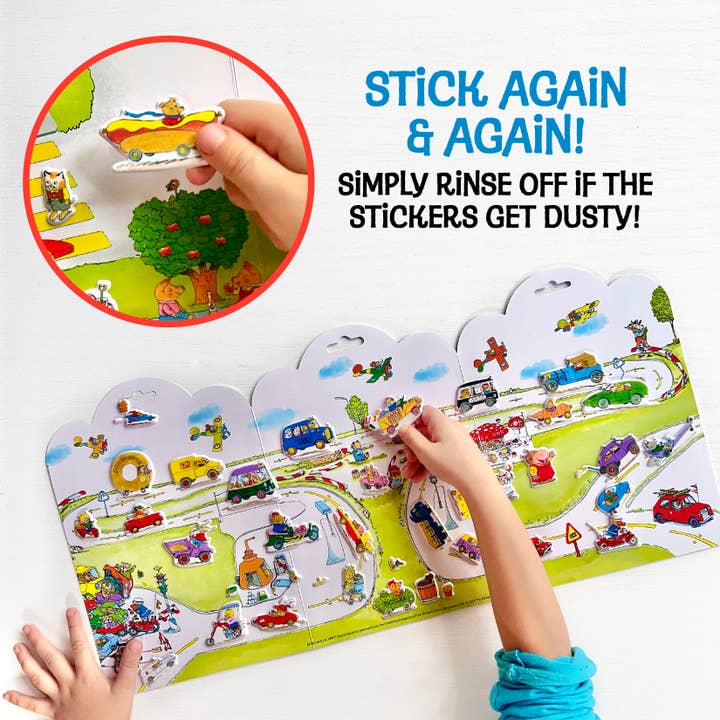 Bright Stripes - Wholesale Sticker - Kids & Baby - Richard Scarry's Busy World® Puffy Sticker Play Set2