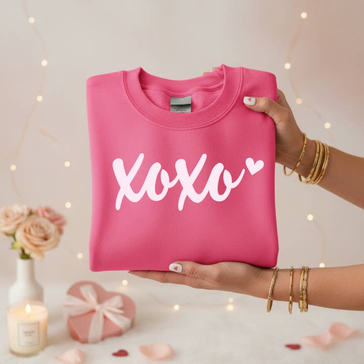 XOXO crewneck for wholesale by Duo Couture