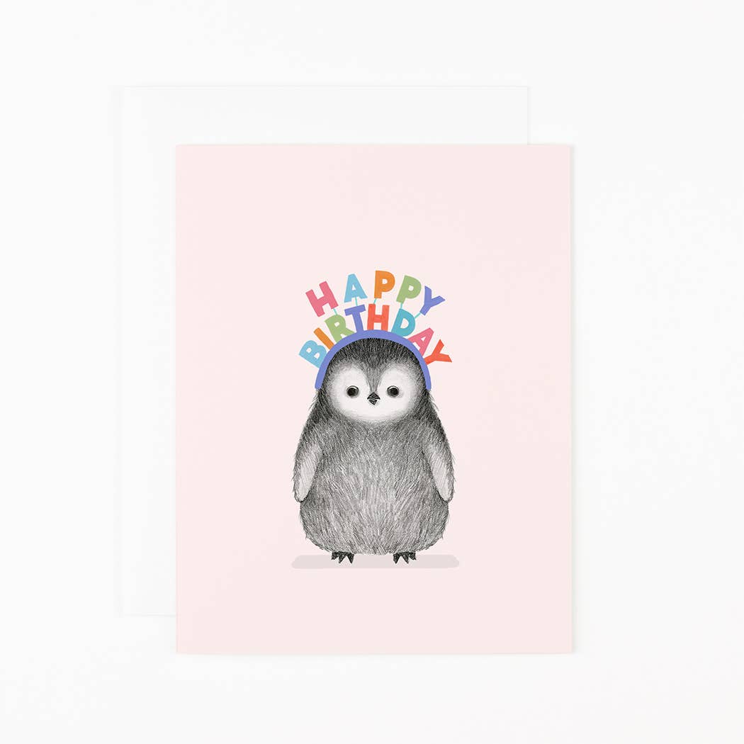 Dear Hancock - Wholesale Birthday Card - Happy Birthday Penguin