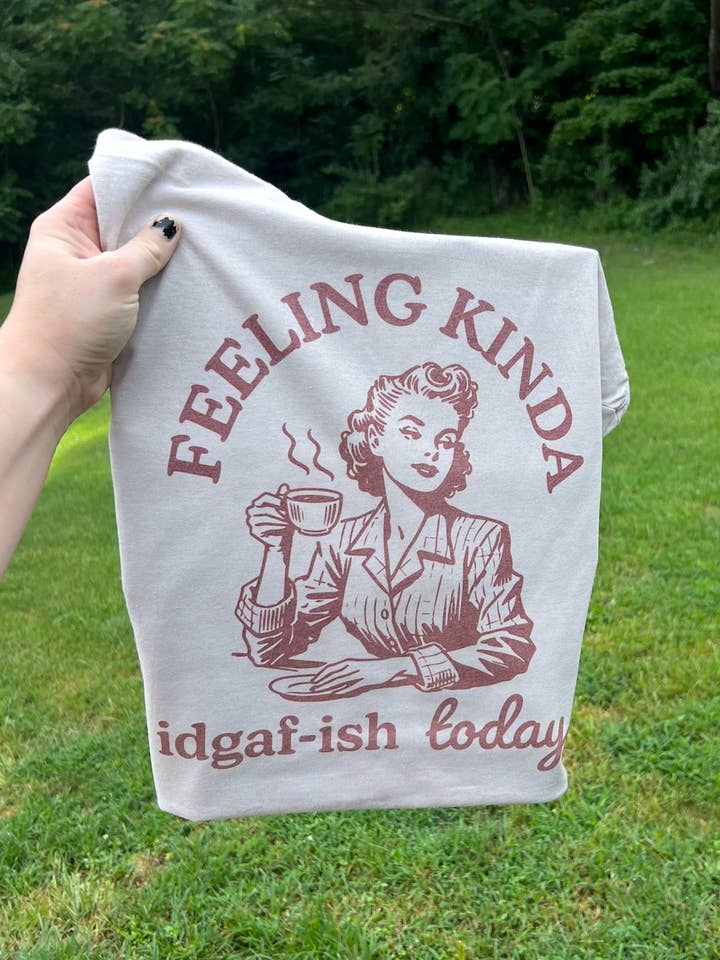 Feeling Kinda Idgafish Graphic Tee for wholesale by Southern Chic