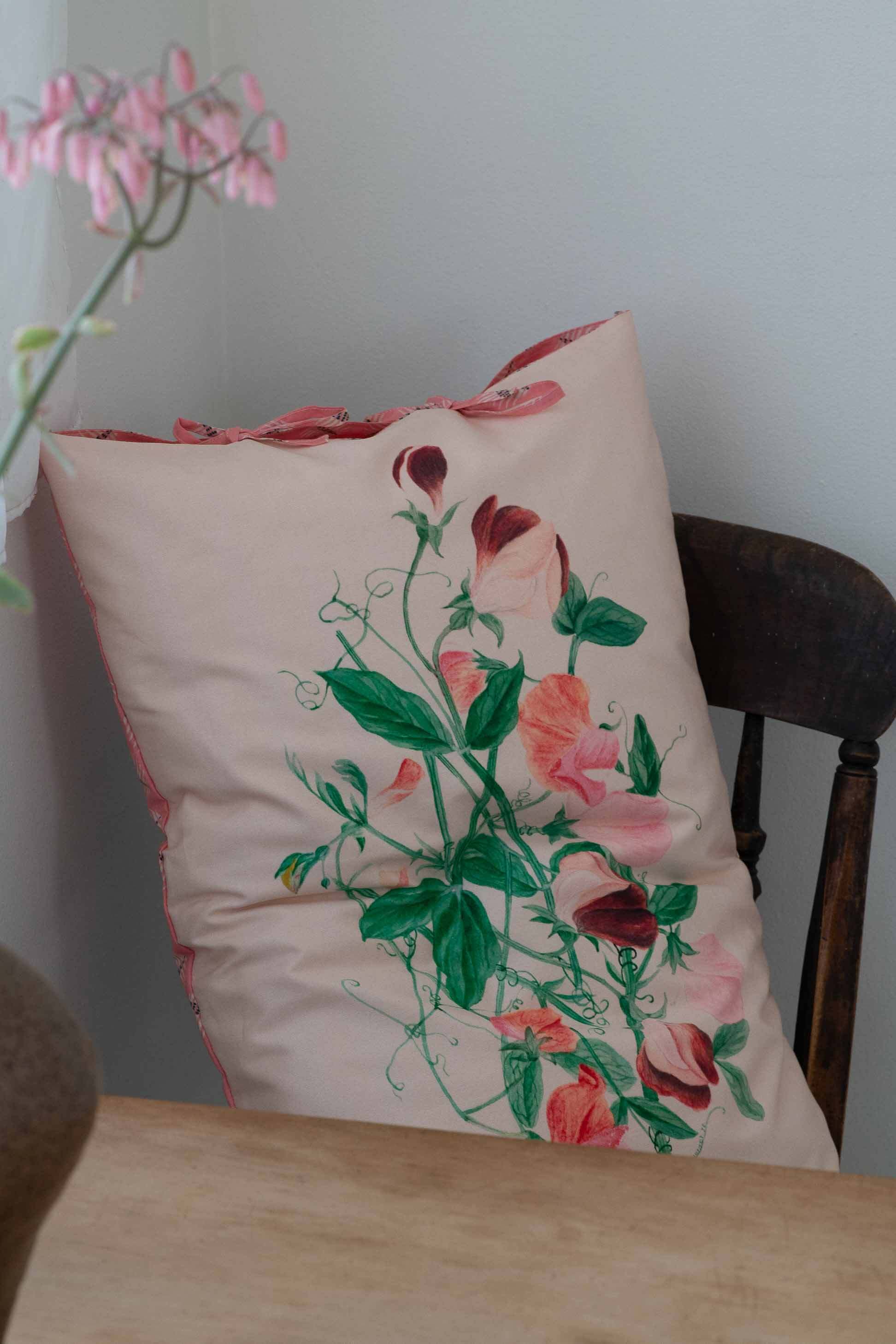 Lazybones - Vente Taies/housses d'oreiller - Ensemble de taies d'oreiller Sweetpea *coton biologique2