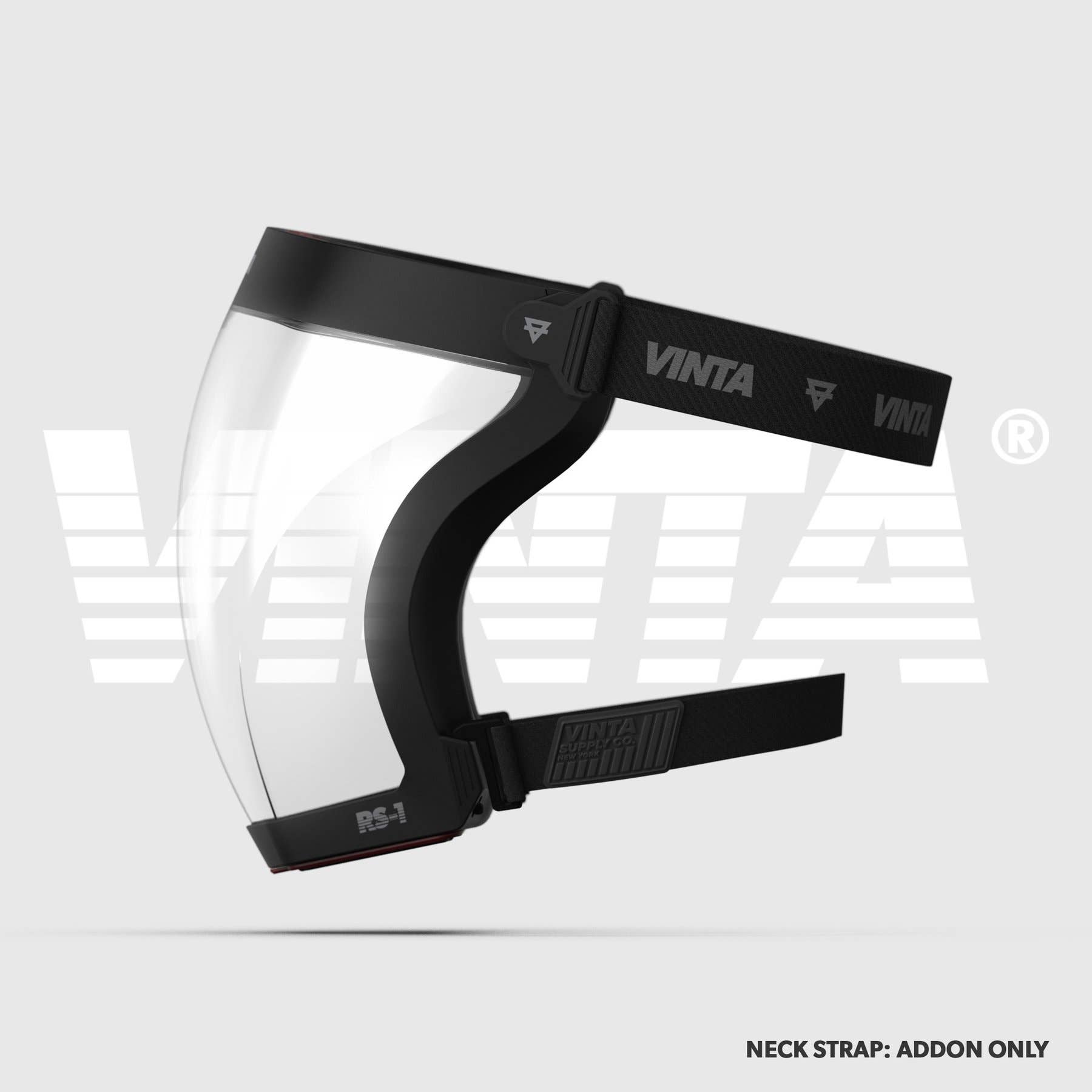 VINTA - Wholesale Protective Face Mask/Shield - Rs-1 Black1