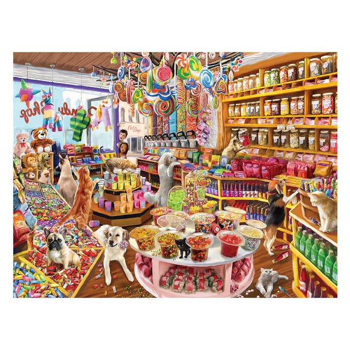 Candy Shop Carnage 1000 Piece 1000 Piece Jigsaw Puzzle for wholesale by All Jigsaw Puzzles