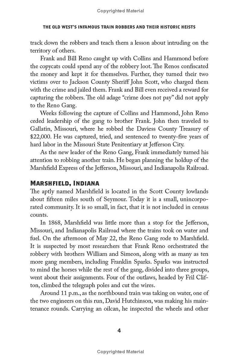 REMOVED BRAND - Wholesale True Crime - Old West's Infamous Train Robbers & Their Historic Heists4