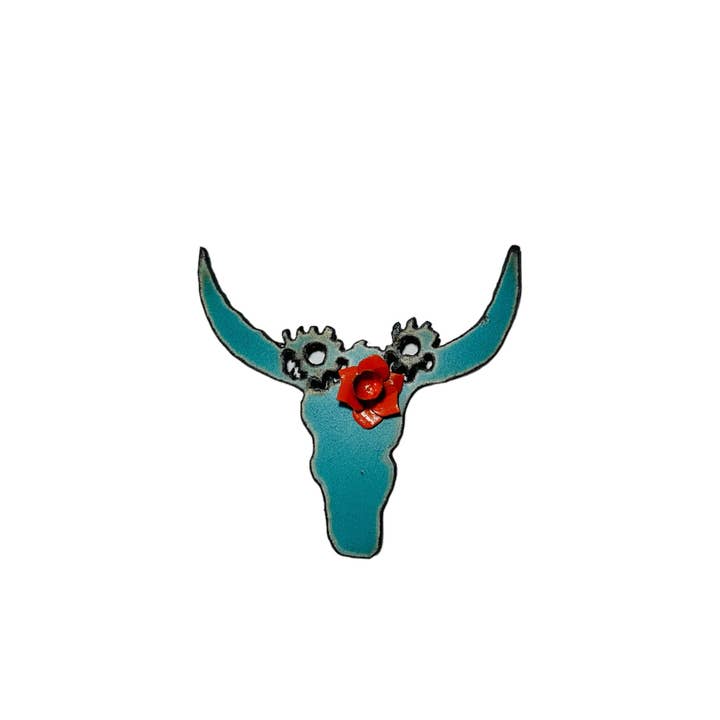 Iron Jewel - Venta al por mayor Imanes - Imán de calavera de búfalo con forma de calavera de vaca Southwest