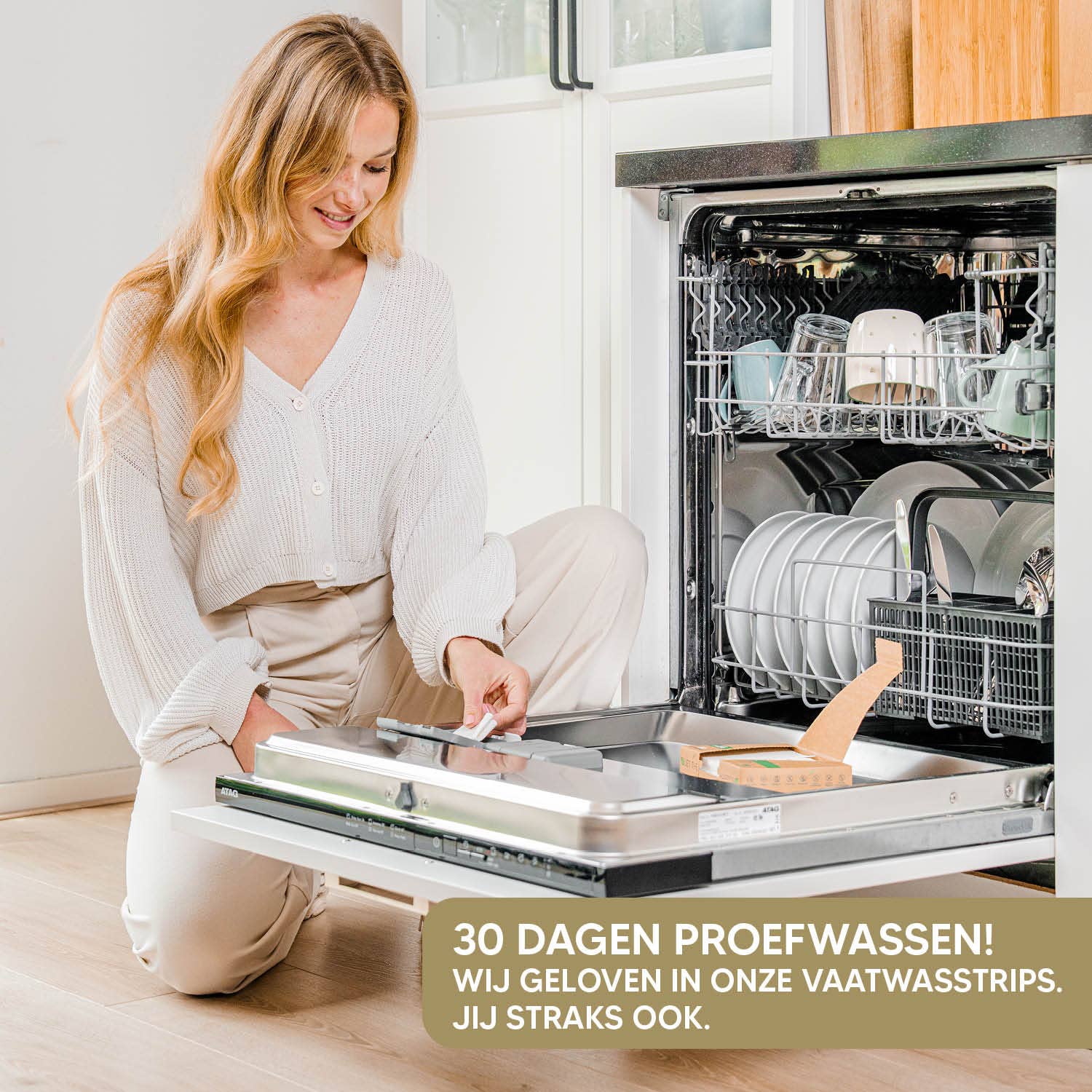 holistic-life – wholesale Craft supplies – Eco-friendly Dishwasher Strips - 50 Sheets6