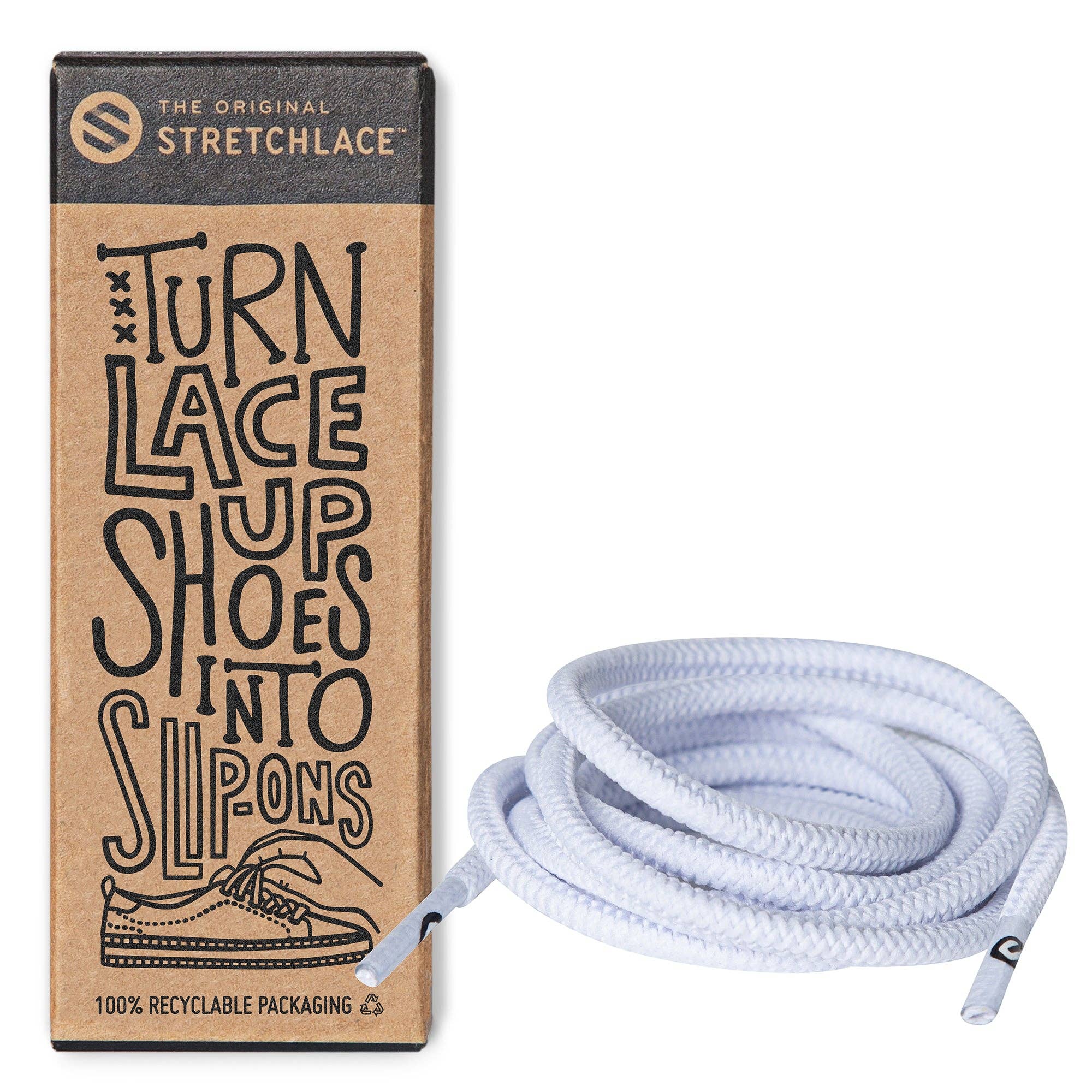 The Original Stretchlace - Wholesale Schoenveters - Uniseks - Ronde Elastische Rekbare Schoenveters35