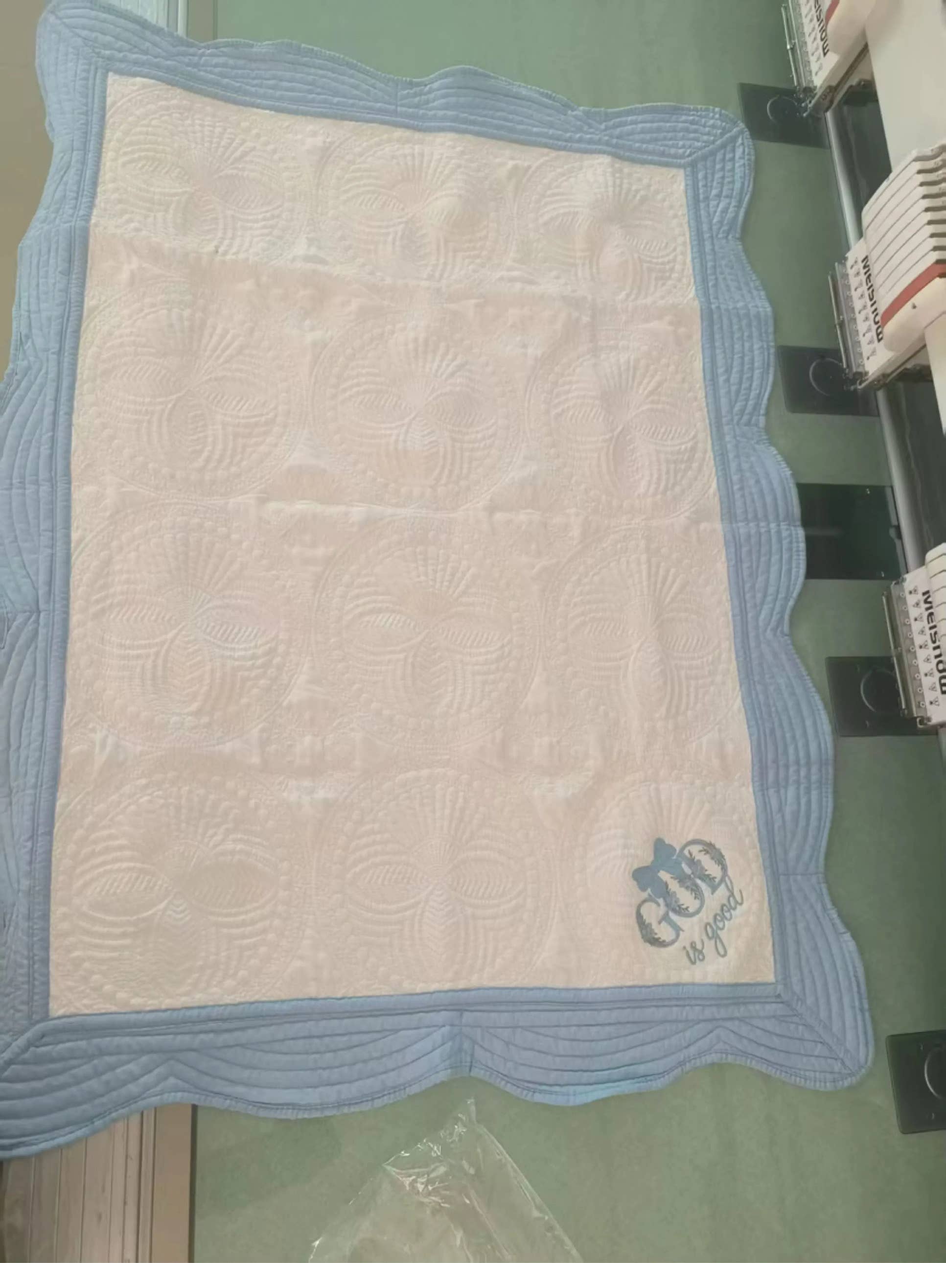 Zsa Zsa & LoLLi Monogram Blanks - Wholesale Quilt - Kids & Baby - Heirloom Quilt - Baby Quilt Blanket Monogram1