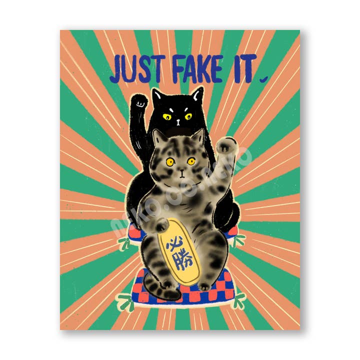 CAT PRINT _ Il suffit de faire semblant pour la vente par NEKO.CO.NEKO.