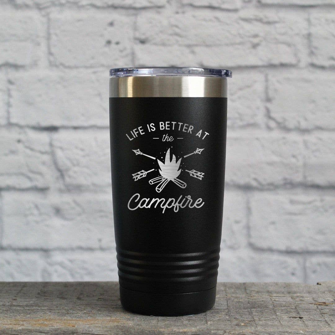 Katie & Company - Wholesale Insulated Mug/Tumbler - Life Is Better at the Campfire Mug Tumbler4