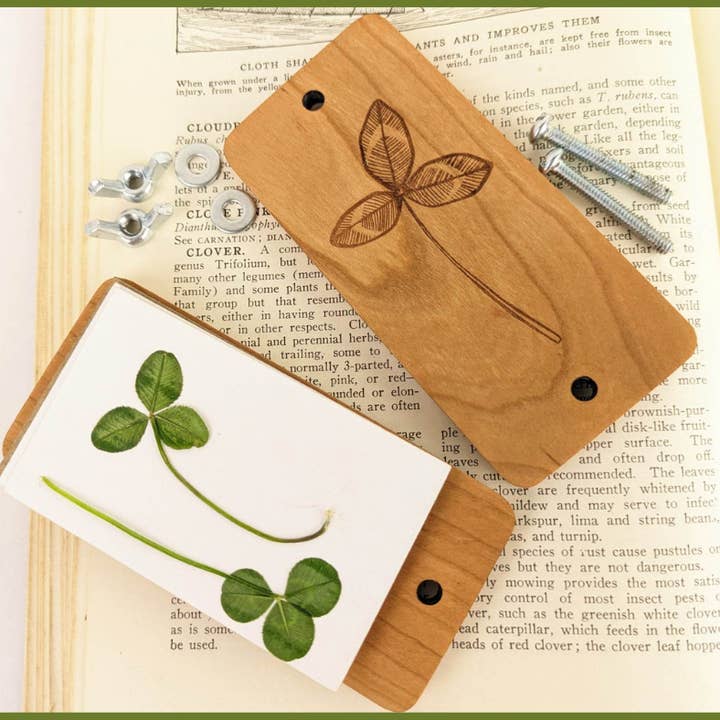 Macon Makes - Wholesale DIY Craft Kit - Custom Design Pocket Sized Flower Press | 2"x4"2