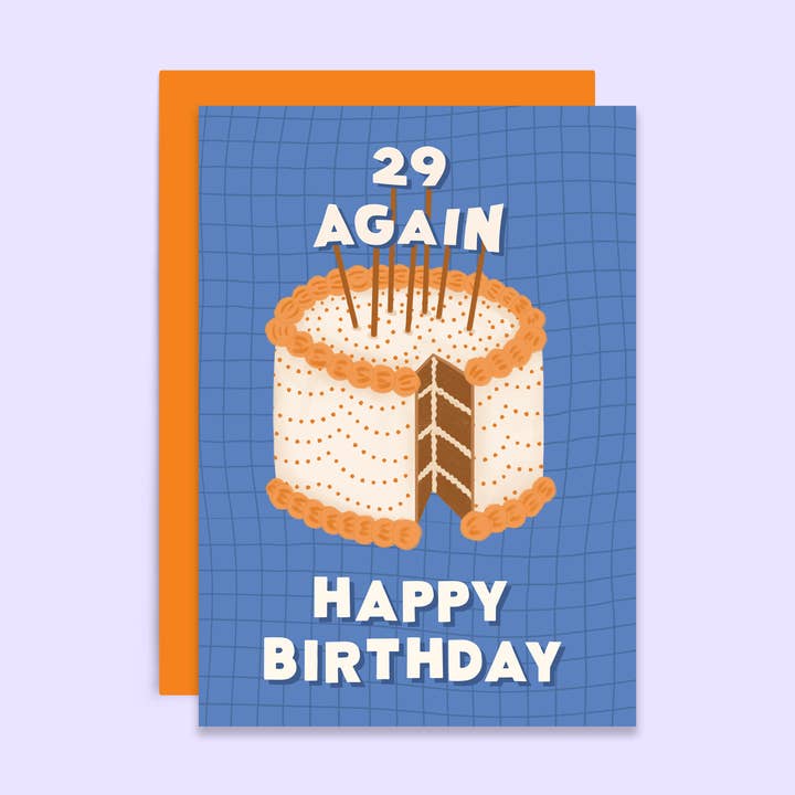 Tikkled Pink - Wholesale Birthday Card - 29 Again | 30 Milestone Birthday Card | Funny0