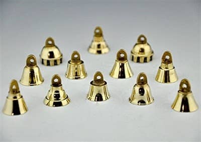 GREENROOTS USA LLC – wholesale Bell – 4 Sets Of 12 Pieces Assorted Brass Bells Set - 3/4"H (48 P)0