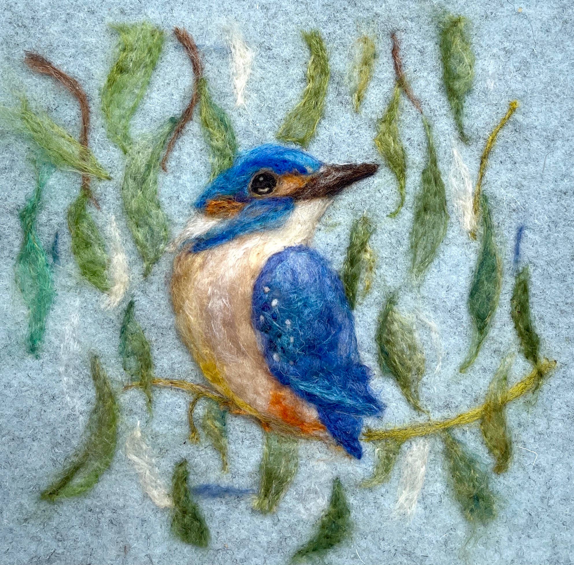 Sweet Liberty Belle - Wholesale Everyday Greeting Card - King Fisher Greeting Card - textured felt art1
