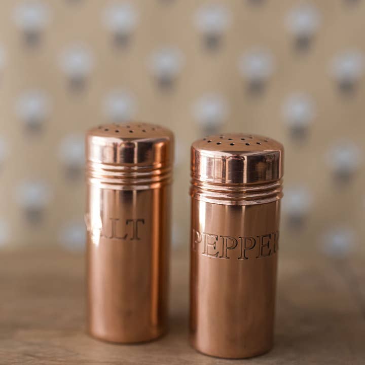 Galley and Fen - Wholesale Salt & Pepper Shaker Set - Copper Salt & Pepper Shakers