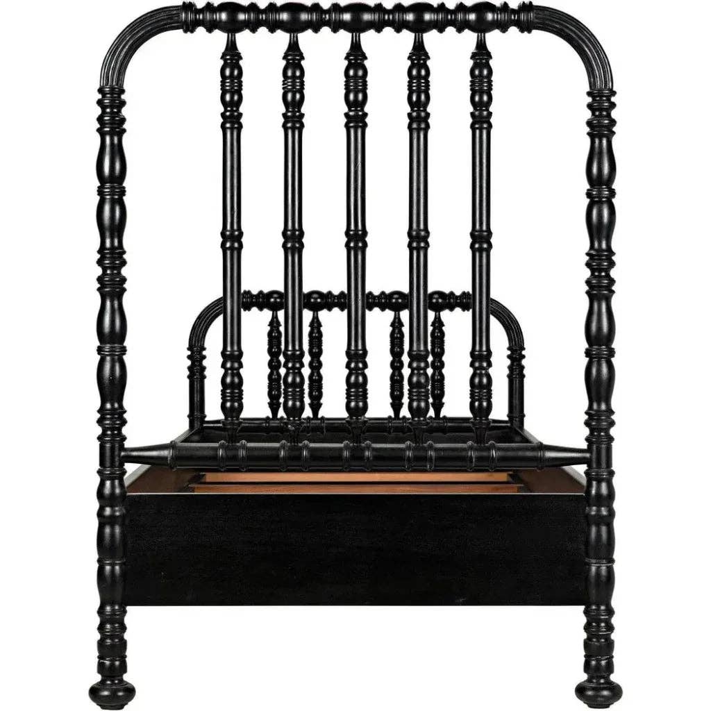 LOOMLAN - Wholesale Bed - Bachelor Black Wooden Bed Frame28