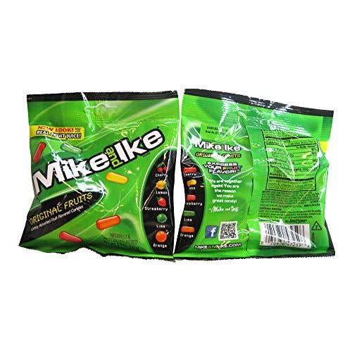 MIKE AND IKE Ike Original Peg Bag 5 oz Single Bag for wholesale by Shop The King