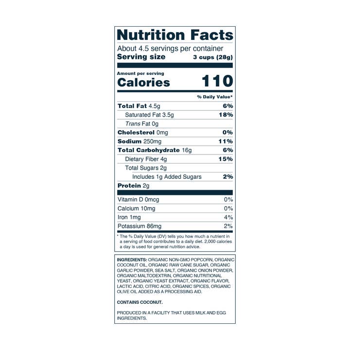 LesserEvil - Wholesale Popcorn - Organic Popcorn, Homer's Blend 4.6 oz2