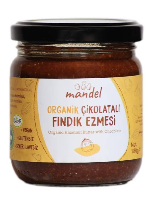 Mandel Organic Hazelnut Butter with Chocolate 180G for wholesale by Mandel