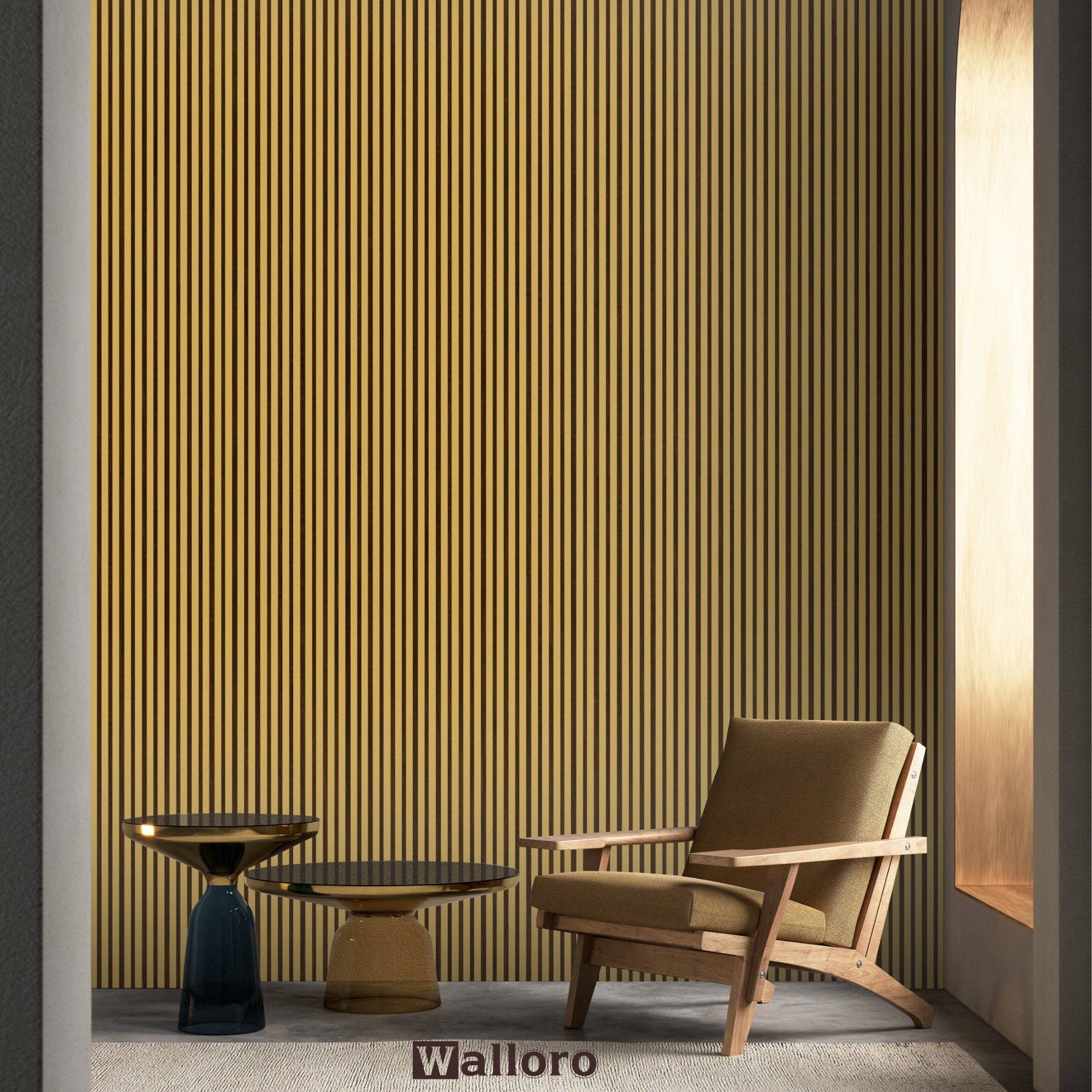 Walloro Luxury Embossed Wallpaper - Wholesale Decorative Panel - Gold/Black Wall Panel, PS Wall Home Decoration Panel-Premium Quality1
