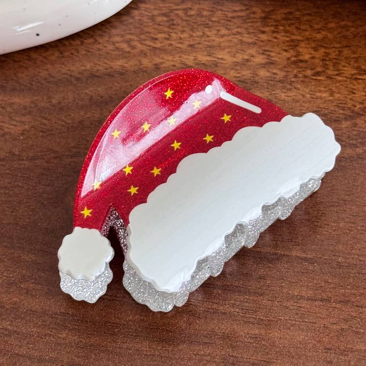 SoapElenGlen - Wholesale Hair Clip - Women's - Cartoon Christmas Series Hair Clip, Winter Snowman Hair Claw5