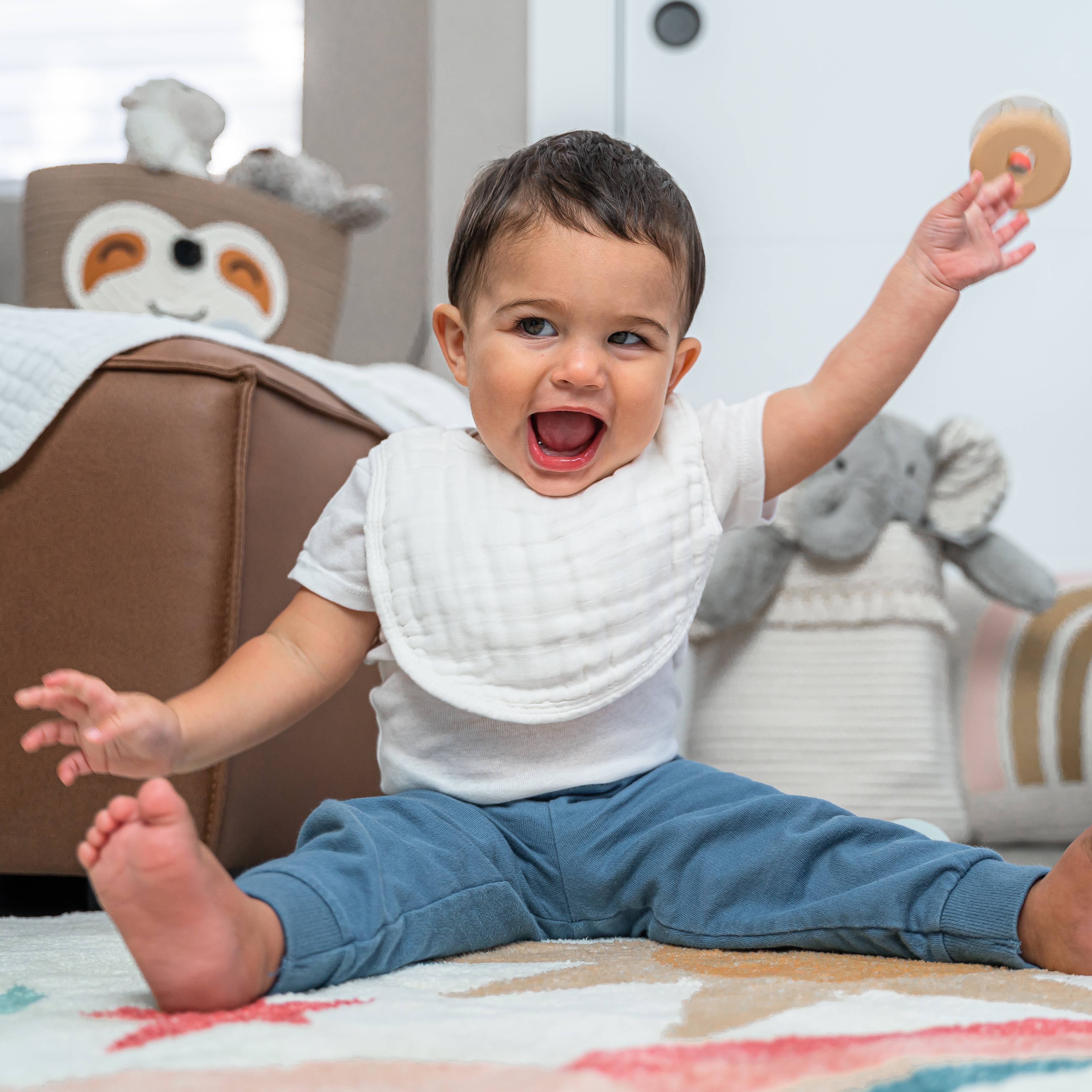 Comfy Cubs - Wholesale Bib - Baby - Muslin Cotton Baby Bibs Adjustable Size by Comfy Cubs1