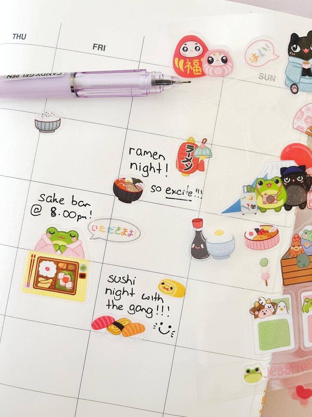 Jessthechen - Wholesale Sticker - Planner & Calendar Stickers | Bing Bong and Friends to Japan1