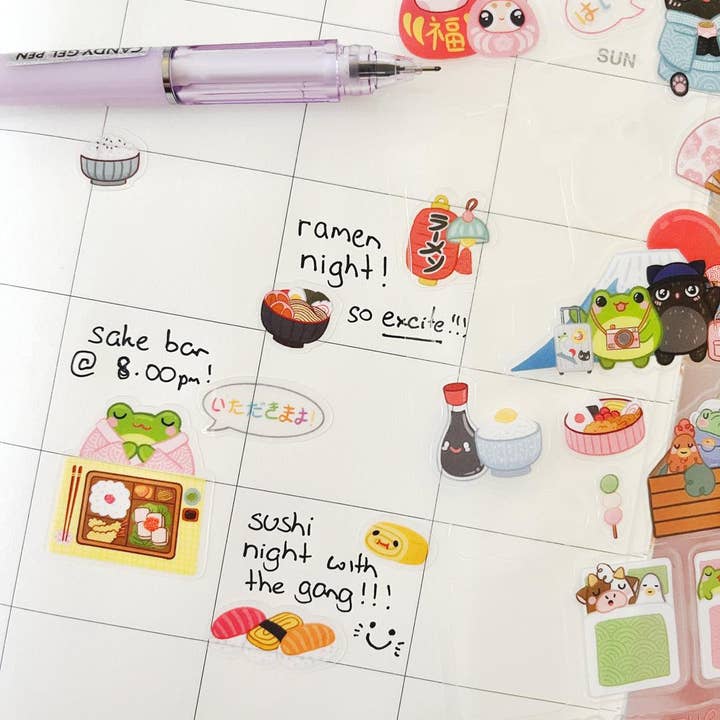 Jessthechen - Wholesale Sticker - Planner & Calendar Stickers | Bing Bong and Friends to Japan1