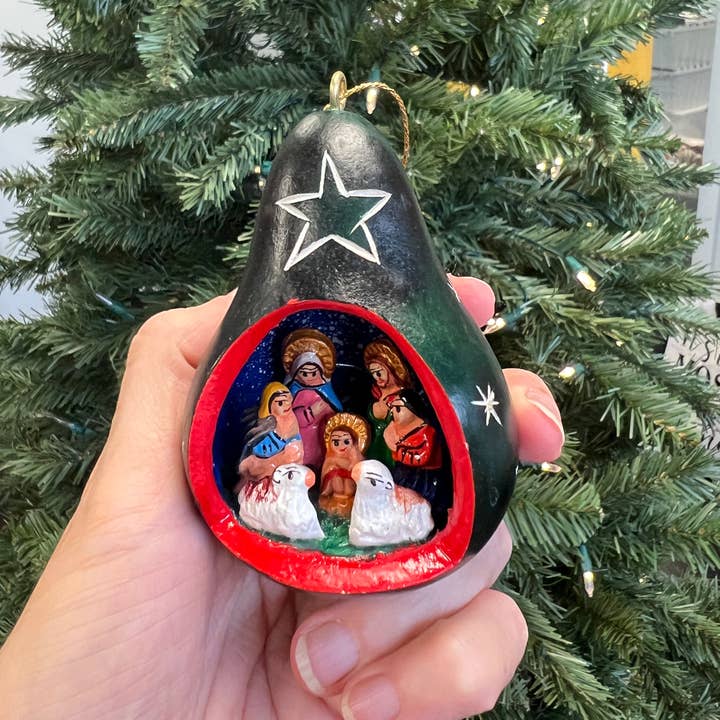 Ornaments 4 Orphans - Wholesale Ornament - Gourd Nativity Christmas Ornament4