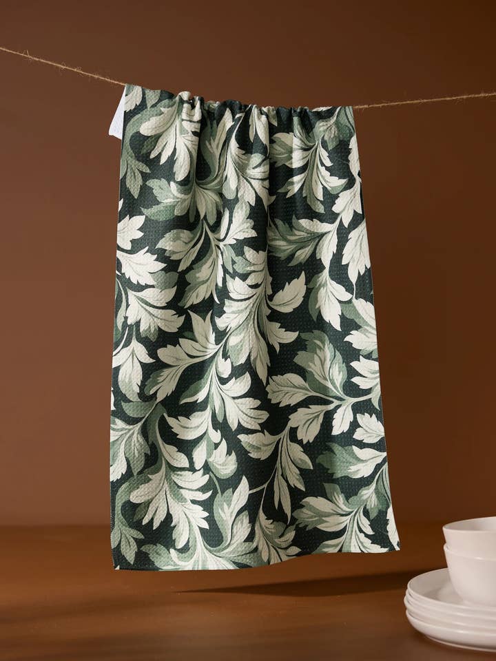 Classic Foliage Tea Towel for wholesale by Geometry