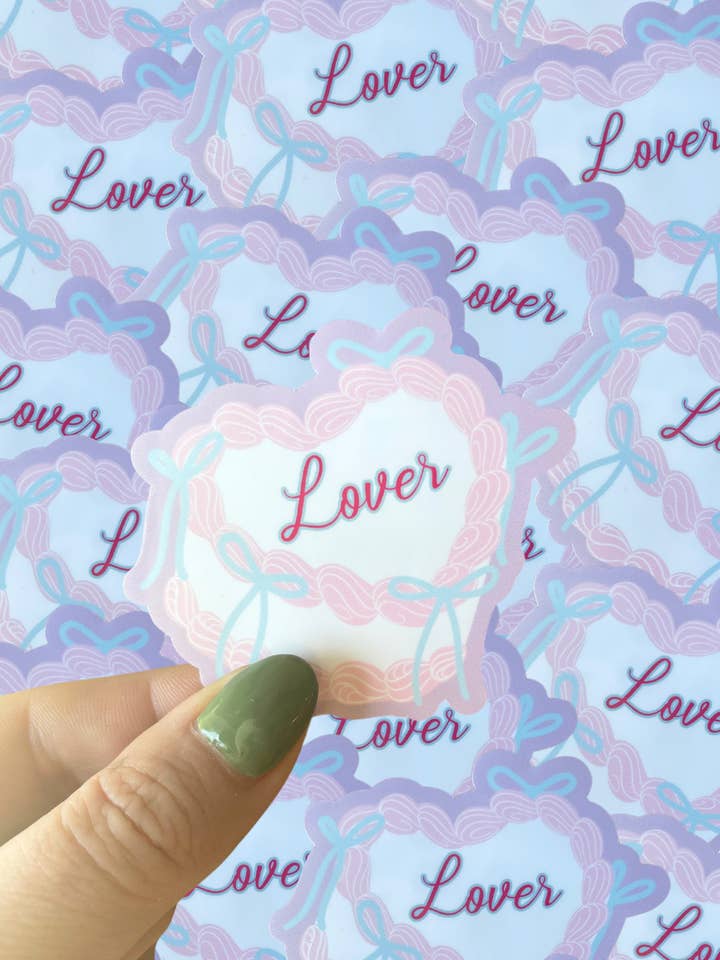 Set de 22 autocollants imperméables Tay Inspired Cake pour la vente par Typo Lettering Co