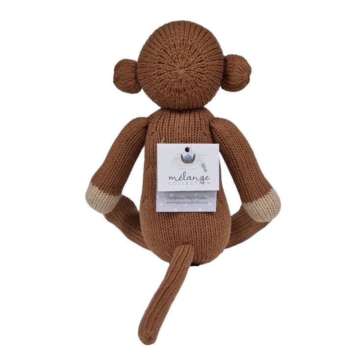 Melange Collection - Wholesale Stuffed/Plush Toy - Kids & Baby - Handmade Knit Monkey - Fair Trade Cotton Toy1