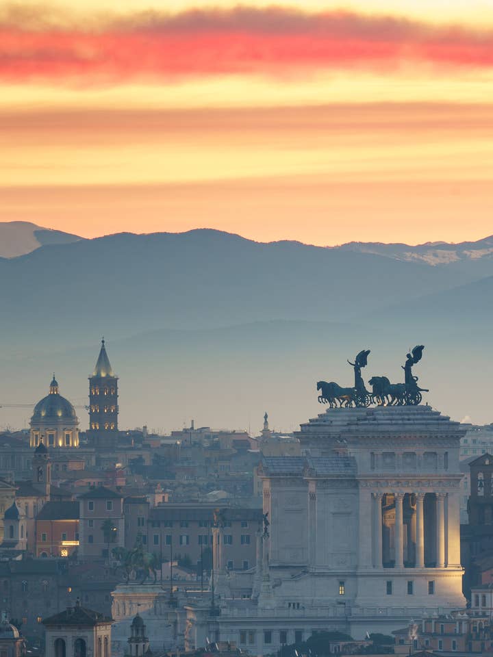 Rom Plakat - Den farvede daggry fra Gianicolo for engroshandel hos Posters & Puzzles