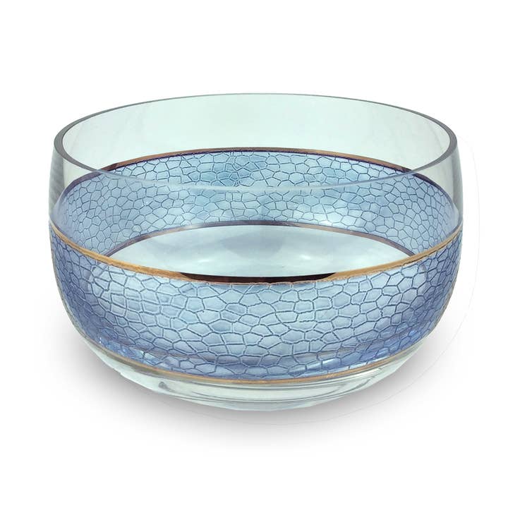 Panthera Glass Medium Bowl for wholesale by Michael Wainwright