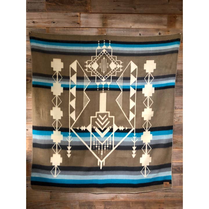 Alpaca Throw Blanket Reversible Ethnic Native Pattern for wholesale by SoulCrafts