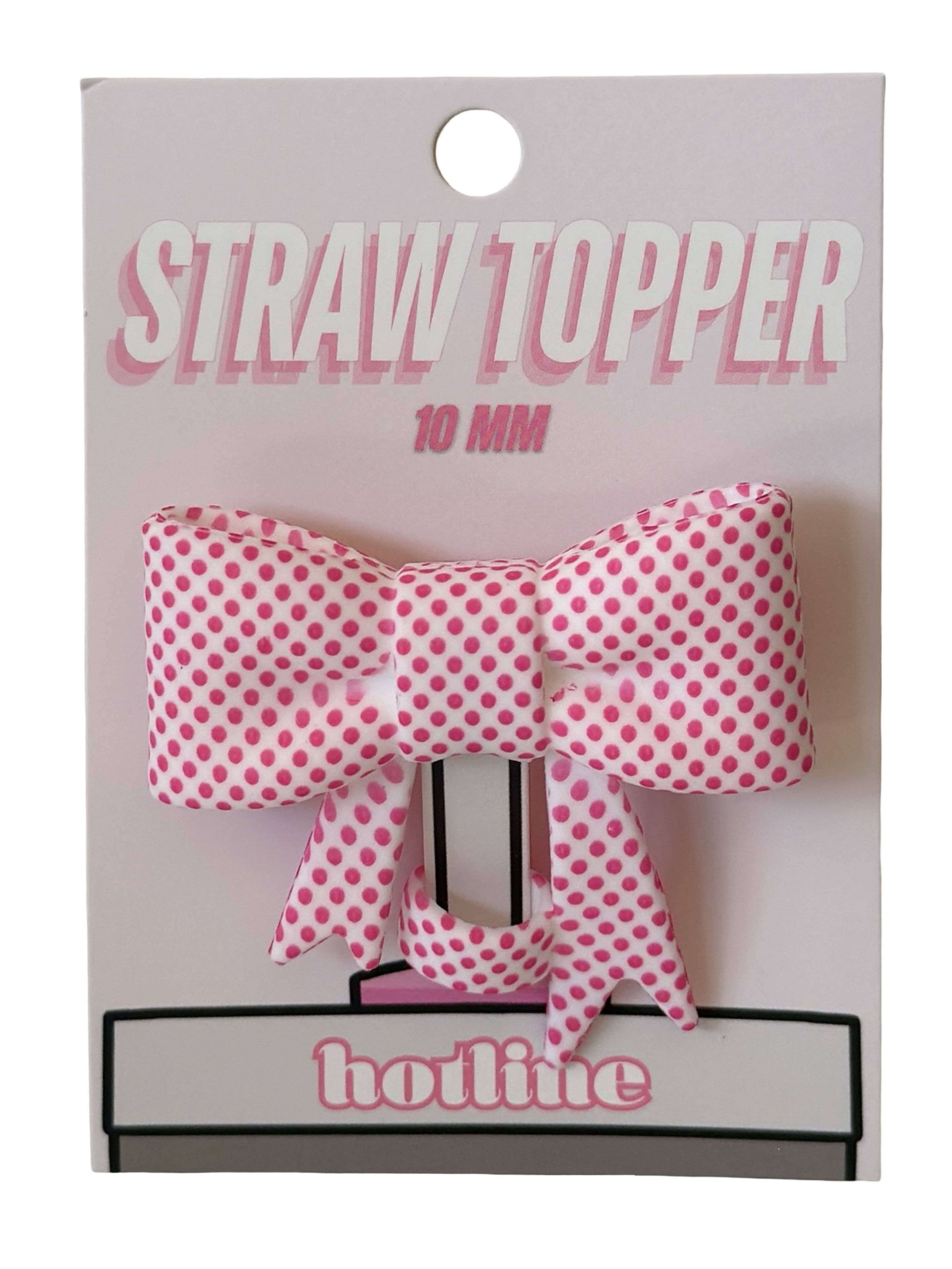 Shop Hotline - Wholesale Drink Topper - Large Bow Straw Toppers34
