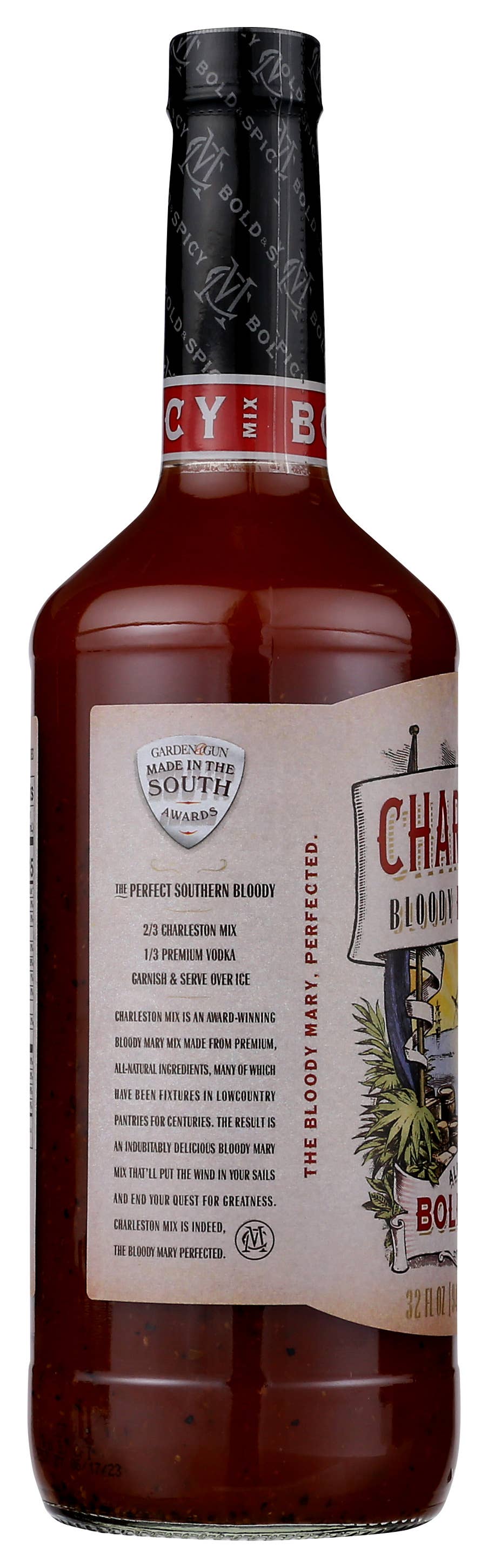 Charleston Mix - Wholesale Cocktail Mix/Syrup - Bold & Spicy Bloody Mary Mix1