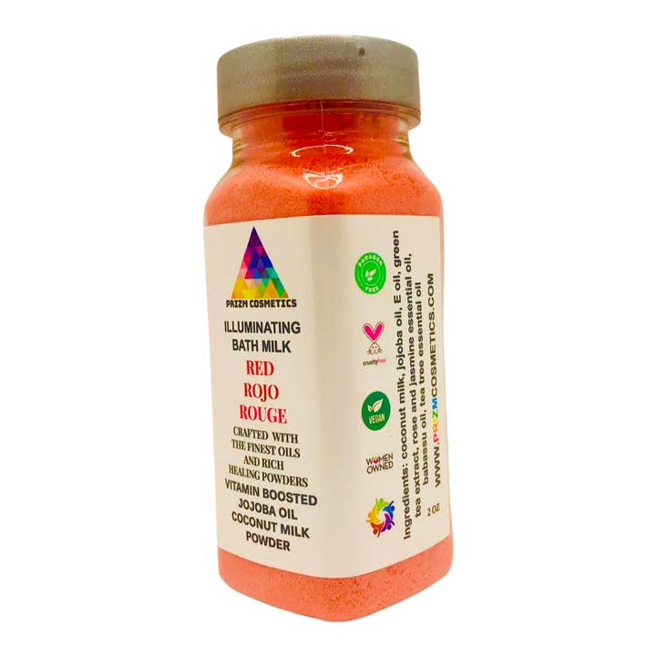 Illuminating Bath Milk -Red for wholesale by The Cosmic Company