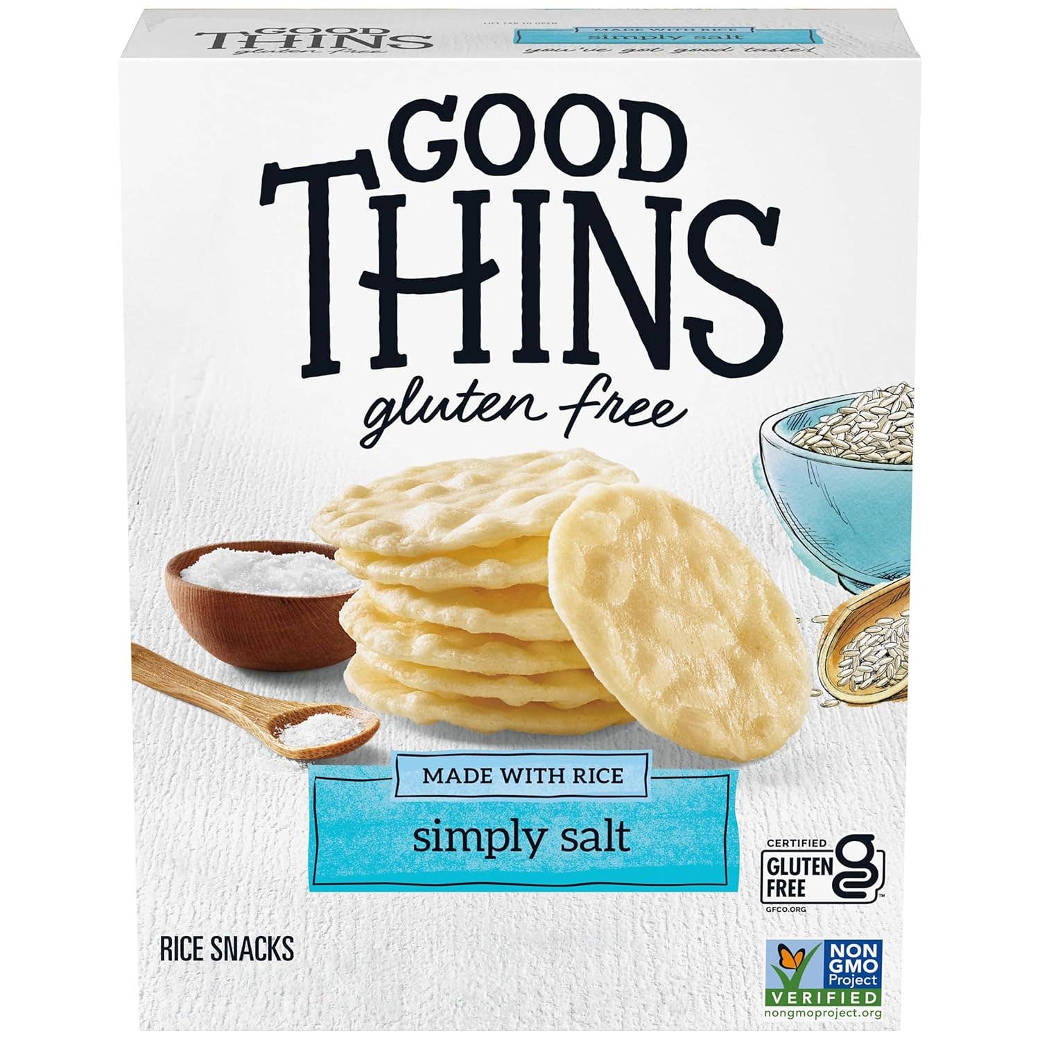 L&F Universal Goods - Wholesale Crackers - Nabisco Good Thins Simply Salt Rice Crackers 12/3.5oz0
