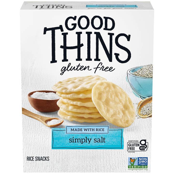 L&F Universal Goods - Wholesale Crackers - Nabisco Good Thins Simply Salt Rice Crackers 12/3.5oz