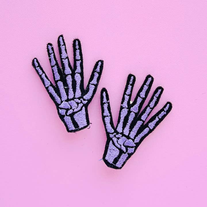 Pinzas para el cabello en forma de mano de esqueleto para venta al por mayor de Kawaii Hair Candy