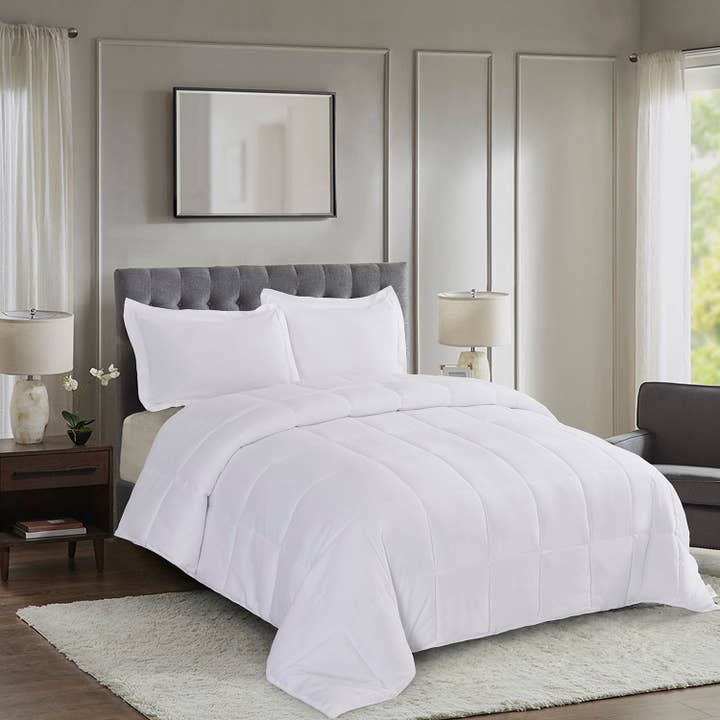HIG - Wholesale Bedding Set - 3pc All Season Lightweight Down Alternative Comforter Set