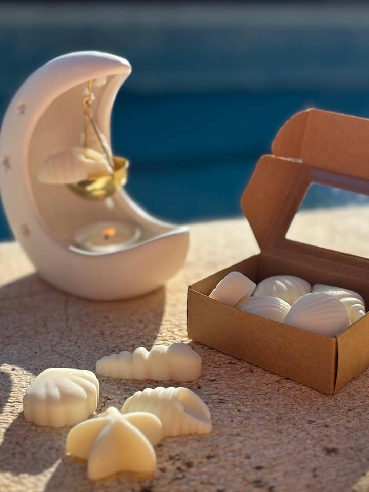 Cires fondantes anti-moustiques (Citronnelle) pour la vente par Menta Atelier