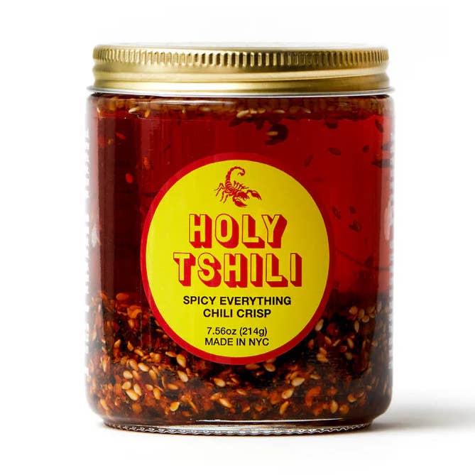 Holy Tshili -USA - Spicy Everything Chili Crisp - 7.56 oz for wholesale by Alta Gama Foods