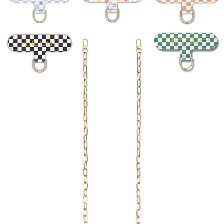 THE CÆP - Wholesale Phonecase Strap - Universal Phone Hitch + Gold Paperclip Crossbody2