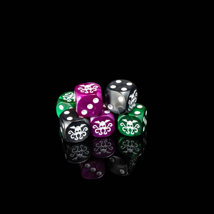 Steve Jackson Games - Wholesale Dice - Cthulhu d6 Dice Set1