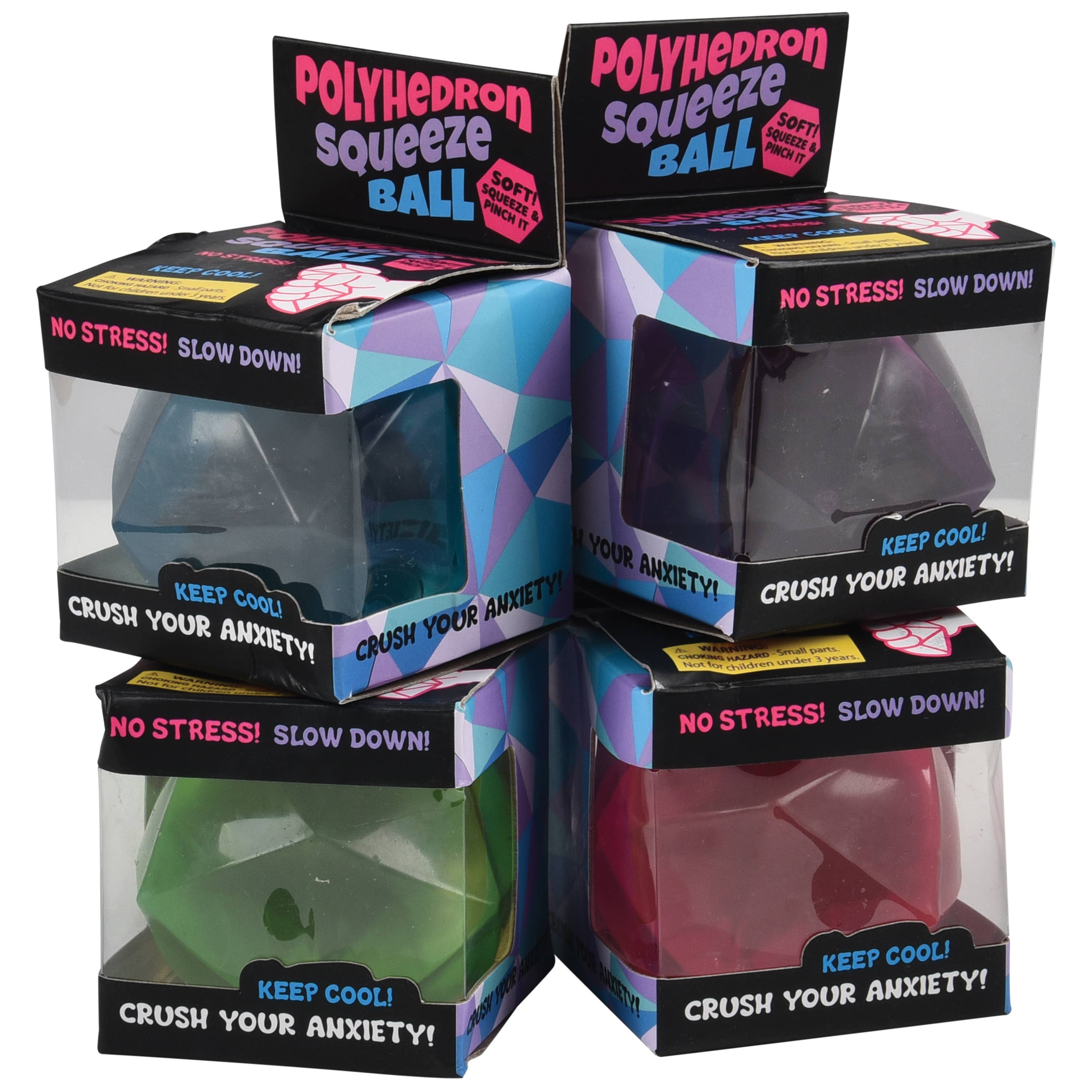 US Toy Company - Wholesale Squishy Toy - Kids & Baby - Geo Squish Sugar Ball 12-Unit Display8